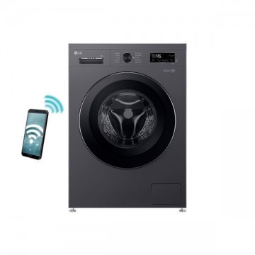 LG Πλυντήριο Ρούχων 8kg με Τεχνολογία Ατμού 1400 Στροφών 6 Motion Μαύρο F4X1008NMK LG Πλυντήριο Ρούχων 8kg με Τεχνολογία Ατμού 1400 Στροφών 6 Motion Μαύρο F4X1008NMK